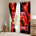 thumbnail image 3 of Manfei Kids Gamepad Controller Black Out Curtains,Console Video Gaming Curtains Pack of 2 (42x63 Each),Red Black Bedroom Curtains For Boys,Luxury Bedroom Decor, 3 of 6