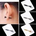 thumbnail image 4 of 1PCS Boucle d'Oreille en Acier Inoxydable Perçage Unisexe Forme de Vis Punk Sans Allergie, 4 of 8