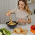thumbnail image 6 of GARITIN Mixing Bowls with Lids Set, 12 Piece Plastic Nesting Bowls Set with 6 Prep Bowls and 6 Lids, Dishwasher, Microwave and Freezer Safe, for Preparing,Serving and Storing Food, 6 of 6