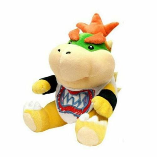 Hot Super Mario King Bowser Koopa Baby Bowser JR Soft Plush Kids Toy Doll Gift 