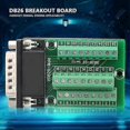 thumbnail image 3 of 26 Pin Db26 D-sub Male Adapter To Pcb Terminal Signals Module Breakout Board Connector With Insulat, 3 of 5