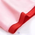 thumbnail image 5 of Kids Cotton Ringer T-Shirt for Girls Short Sleeve Pink with Contrast Trim Kids to Youth Sizes,Size 3-4 T, 5 of 9