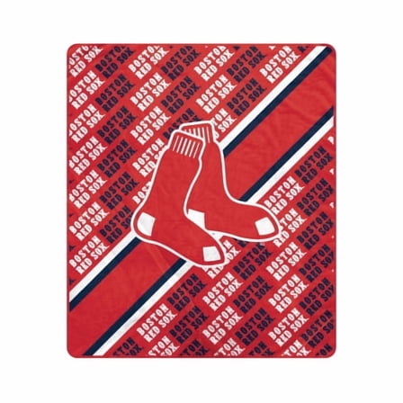 Pegasus Boston Red Sox 60" x 70" Diagonal Lined Wordmark Ultra Soft Blanket