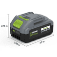 thumbnail image 6 of Vipuse 20-Volt Max 4.0Ah Lithium-ion Battery for All Vipuse Garden Power Tools, 6 of 6