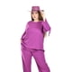 thumbnail image 4 of Set de lino con botones decorativos Roman Fashion /Tallas Extras, 0230 (Morado) violeta 42, 4 of 6
