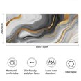 thumbnail image 2 of Gray White Gold Marble Pattern Bathroom Rugs Mat,Non Slip Microfiber Bathroom Rug,Rubber Backing,Soft Bathroom Mats for Bathroom Floor,Tub and Shower,60x24in(150x60cm), 2 of 4