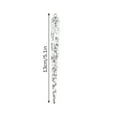thumbnail image 3 of 24 Pieces Clear Icicle Ornaments Plastic Icicle for Christmas Holiday Tree or Wedding Decoration 5.1 Inch, 3 of 7