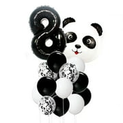 8th Birthday Party Decorations, Boy Girl Birthday Balloons, Panda Balloon (Number 8)