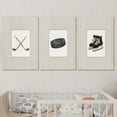thumbnail image 4 of Hockey Sports Poster Print Vintage Hockey Stick Ice Hockey And Ice Skates Wall Art Canvas Printed Poster For Office Men Bedroom Wall Decor （Only canvas）, 4 of 6