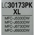 thumbnail image 5 of Brother LC30173PK Genuine 3 Pack High Yield Color Printer Ink Cartridges, 3 / Pack, 5 of 6