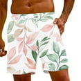thumbnail image 6 of IYYVV Mens Swim Trunks Quick Dry Board Shorts Bathing Suit Summer Beach Swimwear Tropical Swim Shorts with Pockets Pink 3XL, 6 of 6