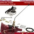 thumbnail image 1 of American Shifter  4L60E Shifter Kit Chrome 23 in. E Brake Cable Clamp Clevis Trim Kit for DCA3E, 1 of 1