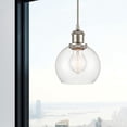 thumbnail image 2 of 516-1P-WPC-G124-6 Innovations Lighting Ballston Athens 1 Light 6" Cord Hung Mini Pendant Clear/Brushed Satin Nickel, 2 of 2
