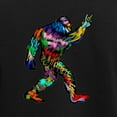 thumbnail image 3 of CafePress - PEACE UP Pajamas - Women's Short Sleeve Print T-Shirt and Pants Dark Cotton Pajama Set, 3 of 7