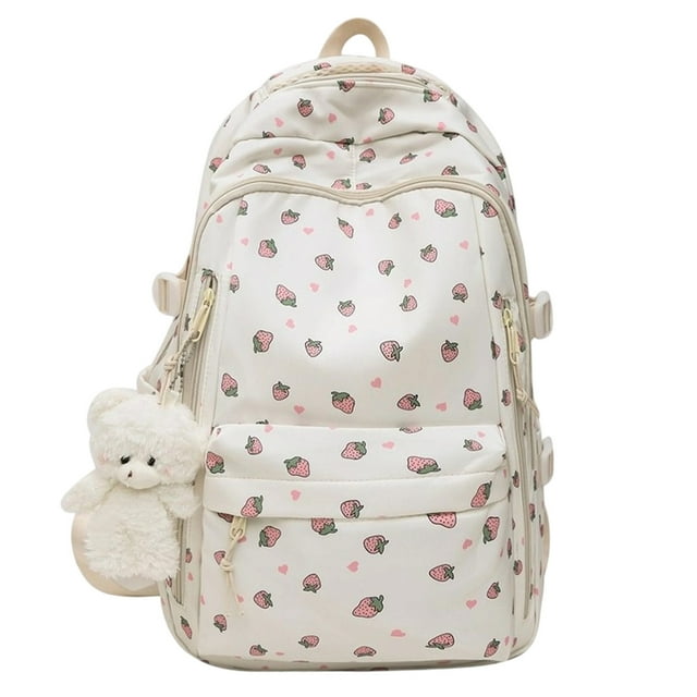 WMQPNNS New Trending Floral Backpack for Girls Lightweight Travel Daypack Cute Flower Rucksack Backpack for Girls Cute Backpack Large Capacity Lightweight Todays Deals Clearance Sale