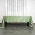 thumbnail image 6 of BalsaCircle 60" x 126" Satin Rectangular Tablecloth Sage Green Dining Table Linens, 6 of 8