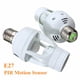 thumbnail image 2 of Kearding Toma de luz E27 Base 360 ​​grados PIR Sensor de movimiento portalámparas adaptador de inducción accesorio de reparación para el Decoración del hogar, 2 of 6