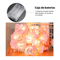 thumbnail image 5 of Cadena De Luz Decorativa Led Flor Rosas Rosas, 5 of 5