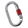 thumbnail image 1 of Mosquetón de bloqueo Cola 25KN Tornillo Hebilla O en forma de tornillo Llavero Hardware para Rappel Senderismo Escalada Hamacas, 1 of 8