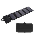 thumbnail image 2 of Panel solar USB Plegable NikouMX para exteriores cargador de fuente de alimentación color Negro, 2 of 8