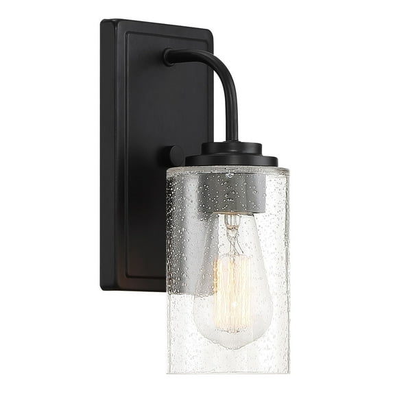 96401-MB-Designers Fountain-Logan - One Light Wall Sconce-Matte Black Finish