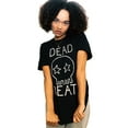 thumbnail image 5 of db deadbeat - Skull Motif Screen Print Black T-Shirt, 5 of 13