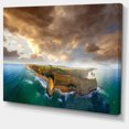 thumbnail image 2 of Great Ocean Road Australia Blue - Large Seascape Art Canvas Print, 2 of 3