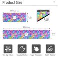 thumbnail image 3 of Yayeee Faucet Mat for Kitchen Sink 30" Diatomite Long Splash Guard Pad, Vibrant Geometric Pattern, 3 of 7