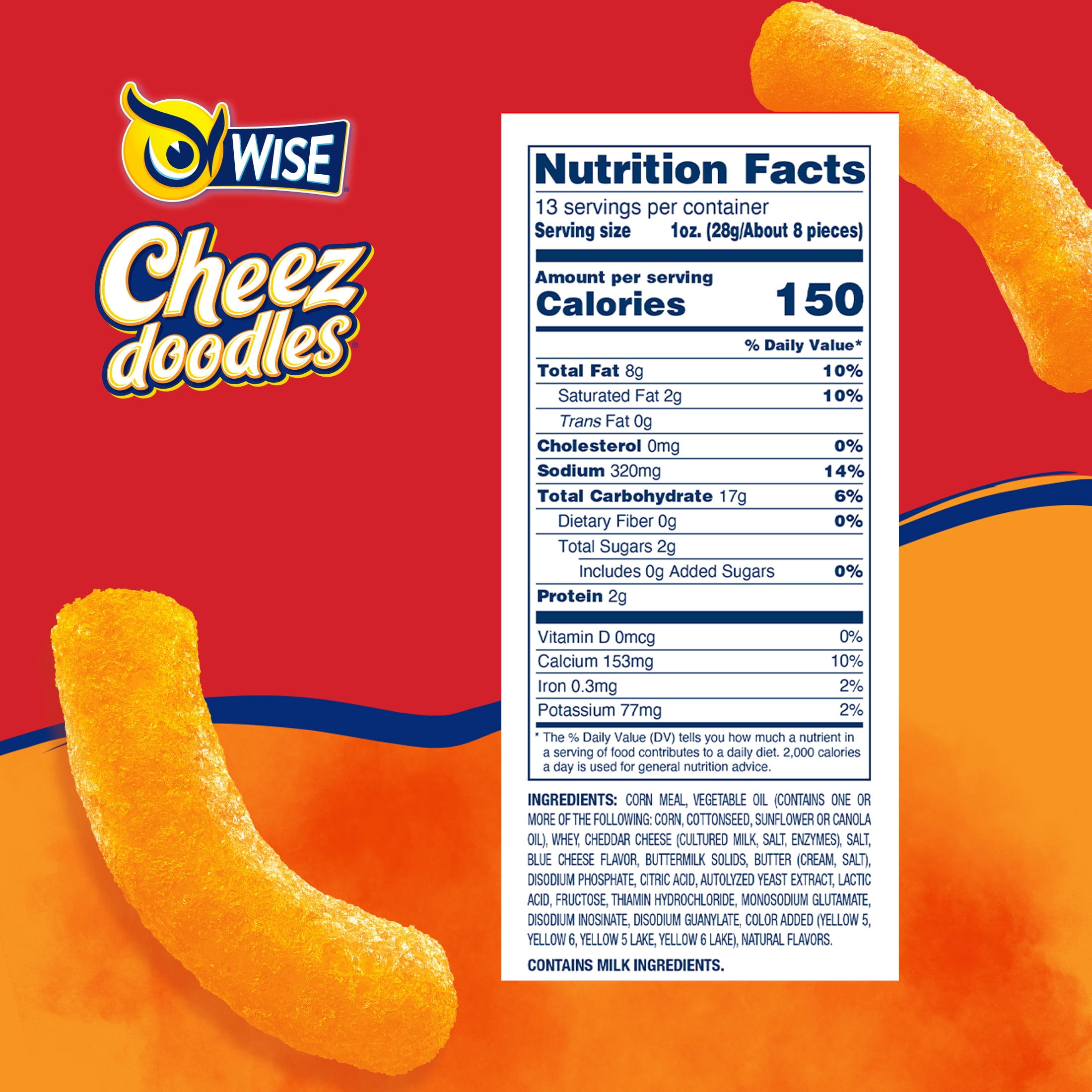 Wise Cheez Doodle Party Size