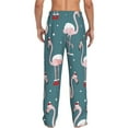 thumbnail image 3 of Balery Men'S Flamingo Pants,Sleepwear Pants,Pajama Pants,Pj Bottoms Drawstring And Pockets-Small, 3 of 9