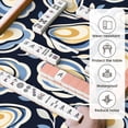 thumbnail image 5 of Mahjong Mat 31.5" x 31.5" Abstract Oyster Shell Blue Beige White Layers Dark Non-Slip Noise Reduction Mahjong Tiles Table Cover for Dominoes Poker Card Board and Tile Games, 5 of 6