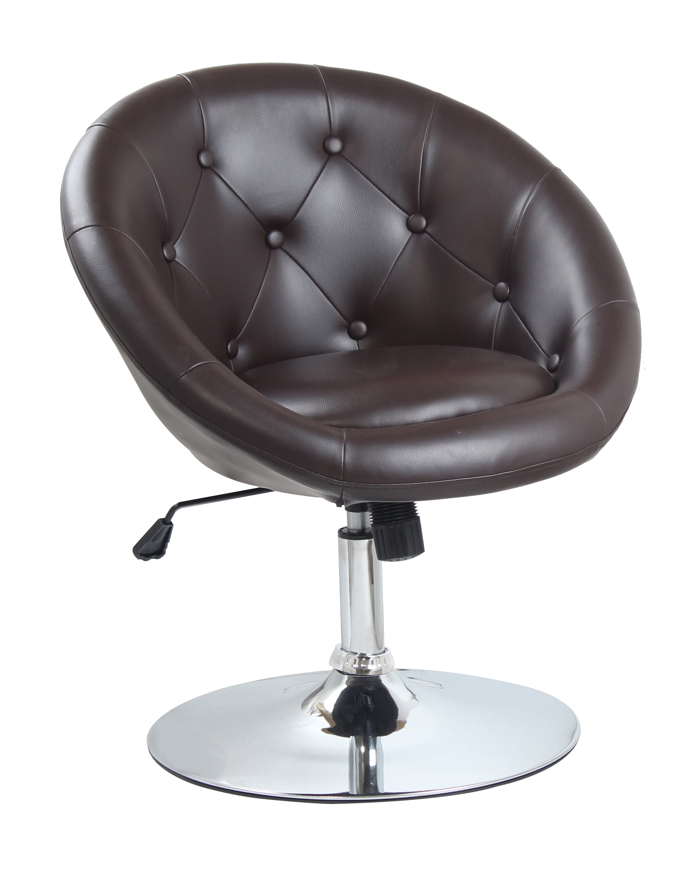 Best Master Furniture Round Back Swivel Chair Brown Com