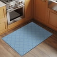 thumbnail image 2 of Entryway Rug 2'x3', Haze Blue Plaid Small Rug for Kitchen Bathroom Door Mat Indoor Entrance, Farmhouse Modern Abstract Striped Non-Slip Area Rugs Floor Mats Carpet Front Door Rugs, 2 of 8