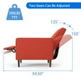 thumbnail image 2 of GDF Studio Birch Recliner, Muted Orange, 2 of 14