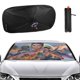 thumbnail image 1 of Archer Sombrilla Solar para Auto - Protector de Parabrisas Plegable | Cortina Solar Delantero | Bloqueo UV y Aislamiento de Calor 133x73cm, 1 of 6