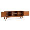 thumbnail image 3 of Draper Solid Wood 60 " WD TV Stand & 22 " WD 2 Bookcases in Teak Brown (3 PCs), 3 of 5