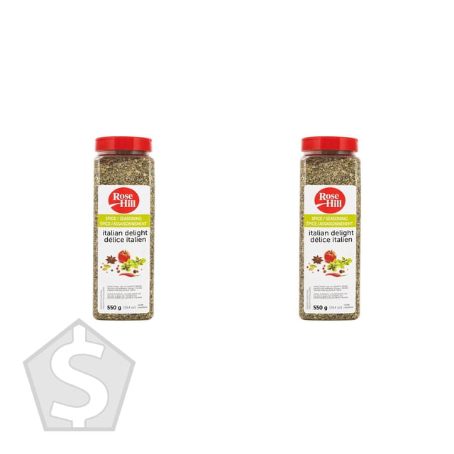 Rose Assaisonnement Délice Italien Hill, 550 g - Lot de 2