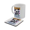 thumbnail image 1 of Handa Panda - Set de taza y postavaso modelo Live For Today (Blanco), 1 of 2