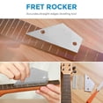 thumbnail image 2 of Guitarra Luthier Tool shamjiam Bass DIY Fret Crowning File Fret Rocker Fret Rubber Hammer 2x Protectores de Diapasón Y 2x Piedra de Moler, 2 of 9