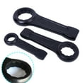 thumbnail image 6 of SEIWEI Single Head Wrench Metric Slogging Ring Spanner for Repairs Machinery Maintenance Work Black (27MM), 6 of 8