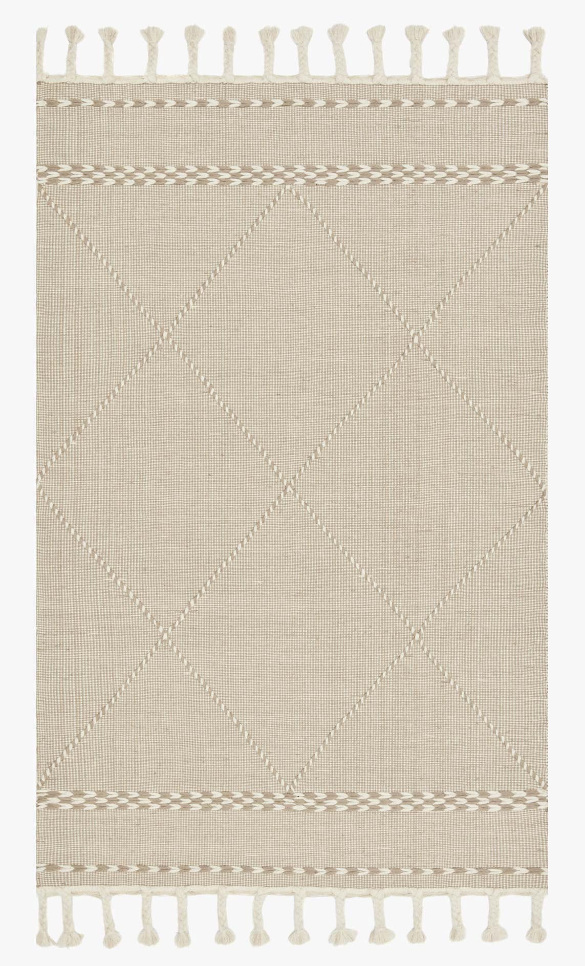 Loloi Sawyer SAW-03 Sand Geometric Area Rug 9'-3" x 13'