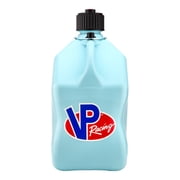 VP Racing 3632-CA, 5.5-Gallon Square Motorsport Jug Sky w/ 14 Deluxe Hose Close-Trimmed Cap and Neck for Tight Seal (8 Pack)