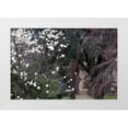 thumbnail image 3 of Rita Crane 4x24 White Modern Wood Framed Wall Art Titled - Garden Glimpse II, 3 of 5