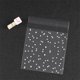 thumbnail image 5 of Inteprter 100pcs Bolsas de dulces Self Snowflake Dot Printed Plastic Cookie Chirstmas Bolsas de regalo Almacenamiento y organización del hogar, 5 of 6