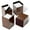 Brown-4inch, variant on ZDDLOINP 2 Inch Bed Risers,Furniture Risers Heavy Duty Square,Width 3.1"-Height 2",Supports 6000 lbs - Protect Hardwood Floors from Scratches (4 Pack, Black)