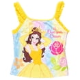 thumbnail image 3 of Disney Princess Belle Little Girls Tankini Top and Bikini Bottom Swim Set, 3 of 5