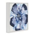thumbnail image 2 of Stupell Industries Blue Glass Bloom White Framed Giclee Art design by June Erica Vess, 12 x 12, 2 of 7