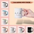 thumbnail image 5 of GIFAMI Wedding Gift, Engagement Anniversary Personalized Gifts Mug for Couples (Initials and Heart, 11oz. Light Blue Accent Mug), 5 of 7
