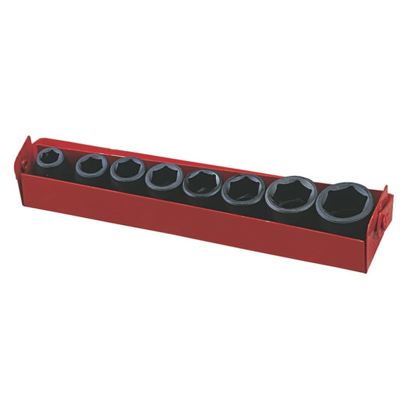 Genius Tools 8 Piece 3/8" Dr. Metric Impact Socket Set (CR-Mo) - CM-308M
