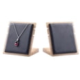 thumbnail image 1 of Soportes de Almacenamiento de Collar de licencia de Exhibición de Joyería de de Bambú de 2 Piezas para Tienda shamjiam Marco de exhibición de joyería, 1 of 8
